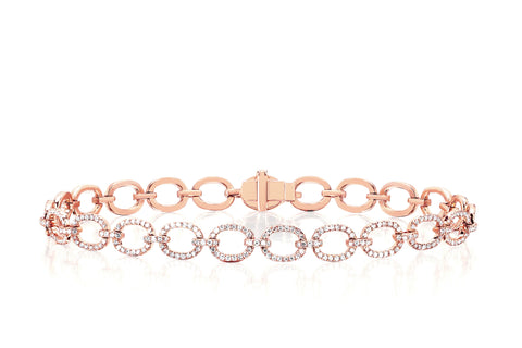 EF - Diamond Chain Link Bracelet