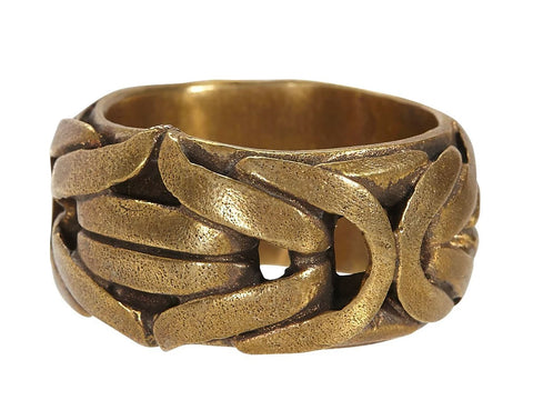 John Varvatos - Rounded Thick Chain Ring
