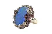 Wendy Yue - Opal Ring with Rose Garden Accent - HM21743
